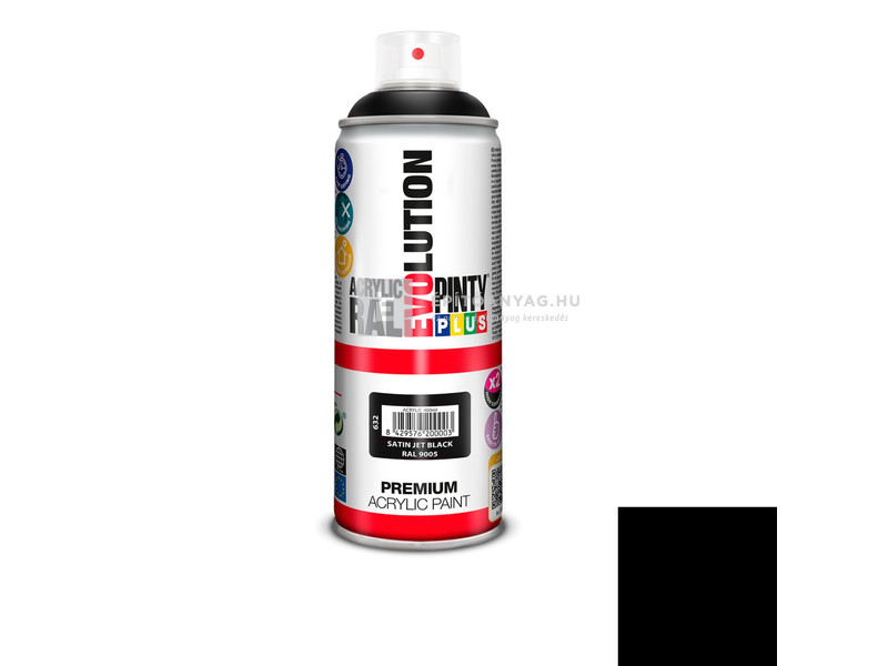 Novasol Pinty Plus Evolution akril festék spray RAL 9005 SF 400 ml