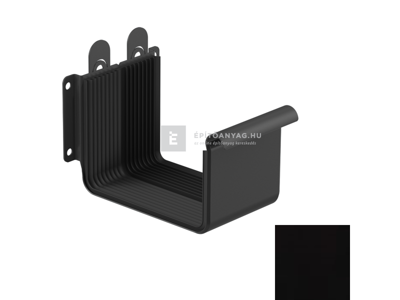 Galeco STAL2 szögletes 150 fekete összekötő idom