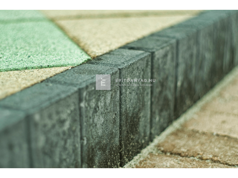 KK Kavics paliszád szegély antracit 6x50x30 cm