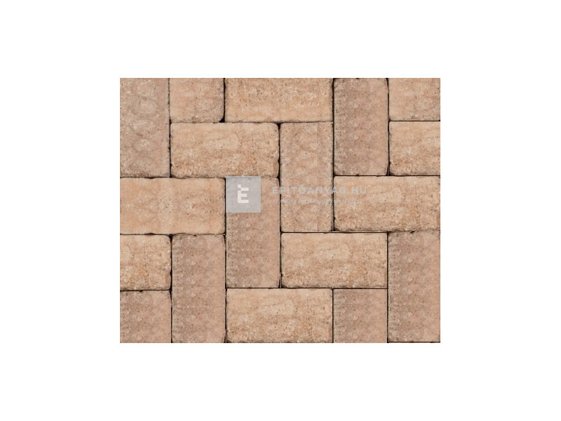 Leier Patio Térkő és falazóelem agyagbarna melírozott 25x12,4 cm 5 cm