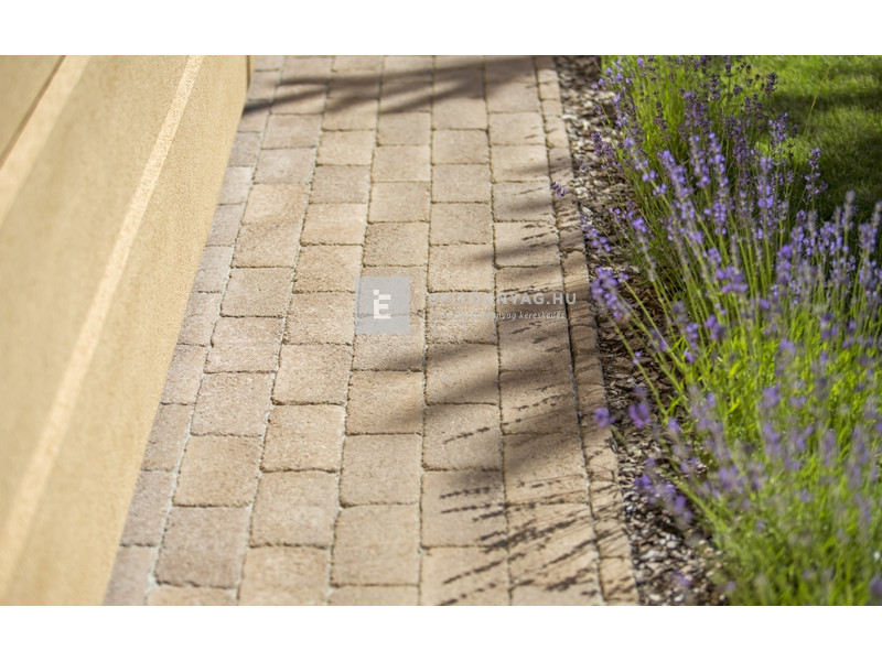 Leier Patio Térkő és falazóelem agyagbarna melírozott 25x12,4 cm 5 cm
