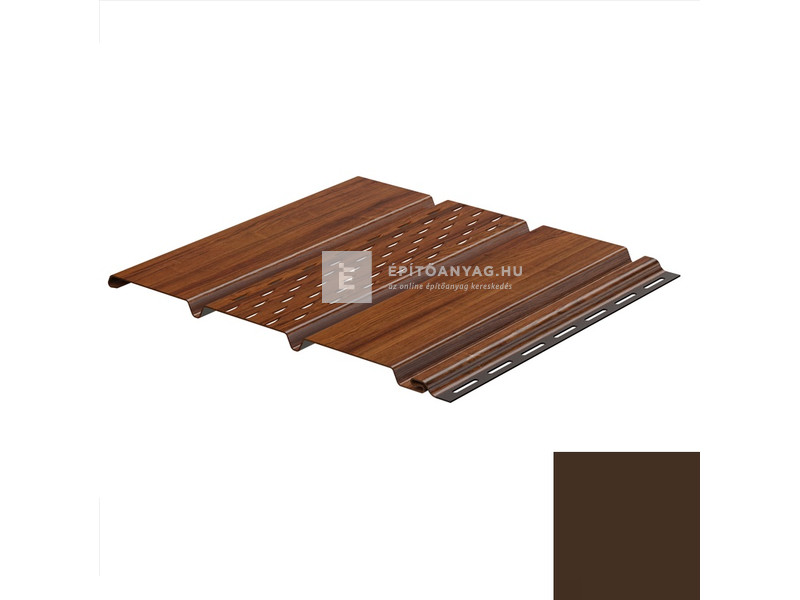 Galeco Decor panel perforált, sötétbarna, 4 x 0,295 m