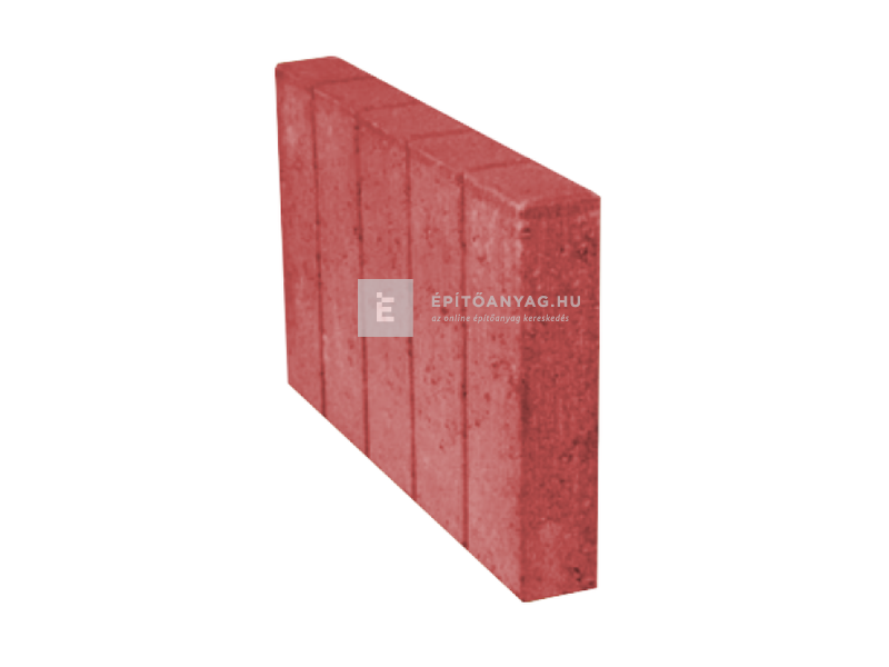 KK Kavics paliszád szegély vörös 6x50x30 cm