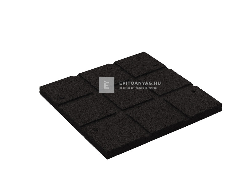 ReFlex gumilap Grand 3x40x40 cm fekete