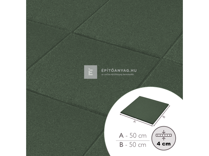 ReFlex gumilap 4x50x50 cm ST 15 zöld