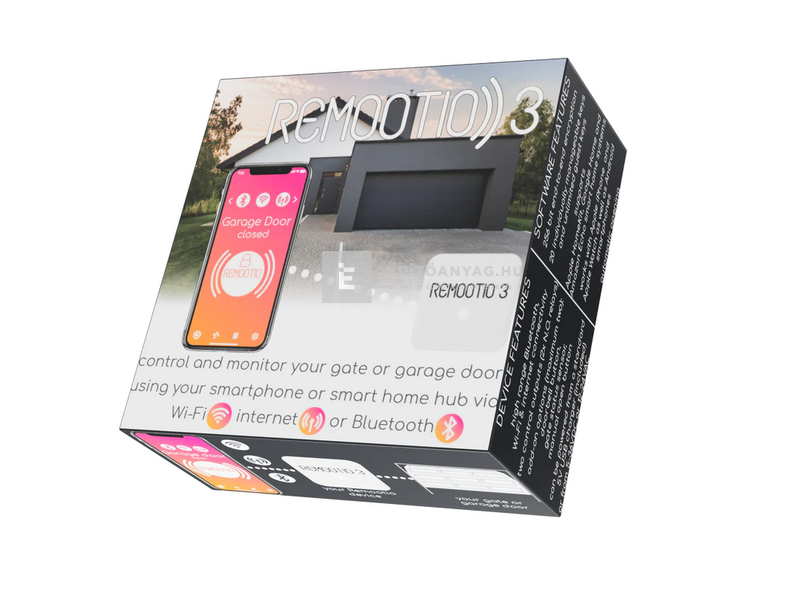 Remootio 3 univerzális távirányítású kapunyitó rendszer, 20 kulcsos