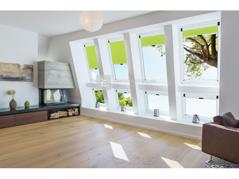 Roto Designo ZRV R6/R8 DE M W Fényzáró belső roló, manuális 1-V02, fehér sín 7/9, 74x98 cm