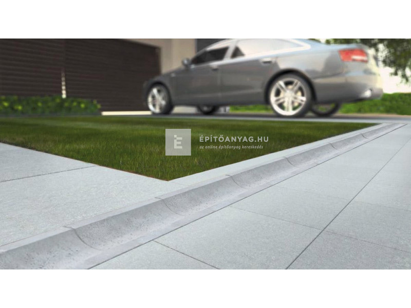 Semmelrock betonfolyóka, szürke, 50x20x8 cm/2,5 cm