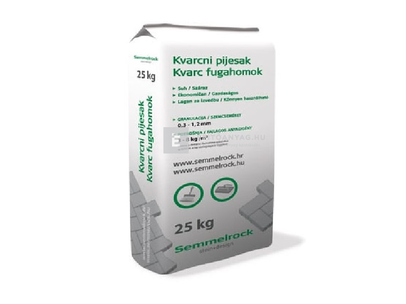 Semmelrock Kvarchomok, homokszürke 0,3-1,3 mm 25 kg