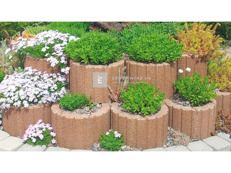 Semmelrock Mini növényedény vörösbarna 20x30 cm