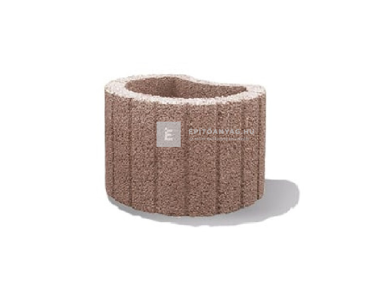 Semmelrock Mini növényedény vörösbarna 20x30 cm