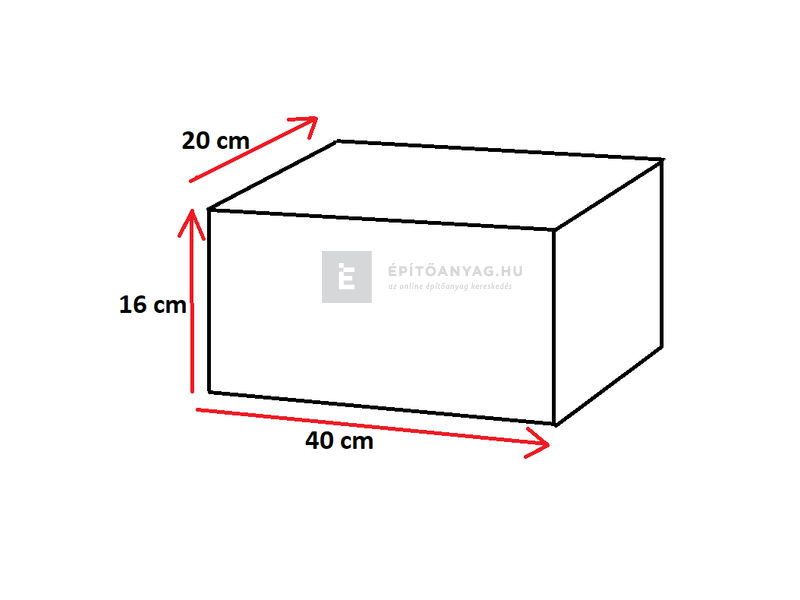 Semmelrock Rivago kerítéselem normálkő világos beige 40x20x16 cm