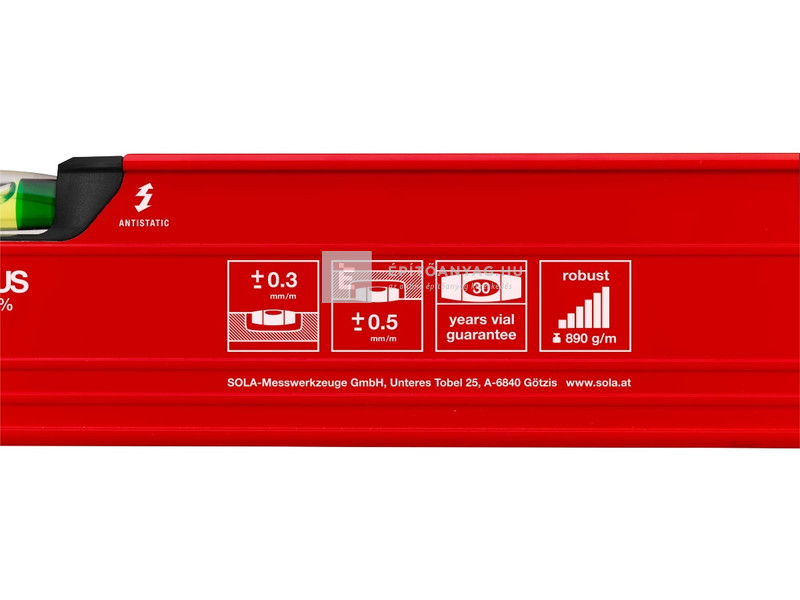 SOLA alu-vízmérték red 3 100