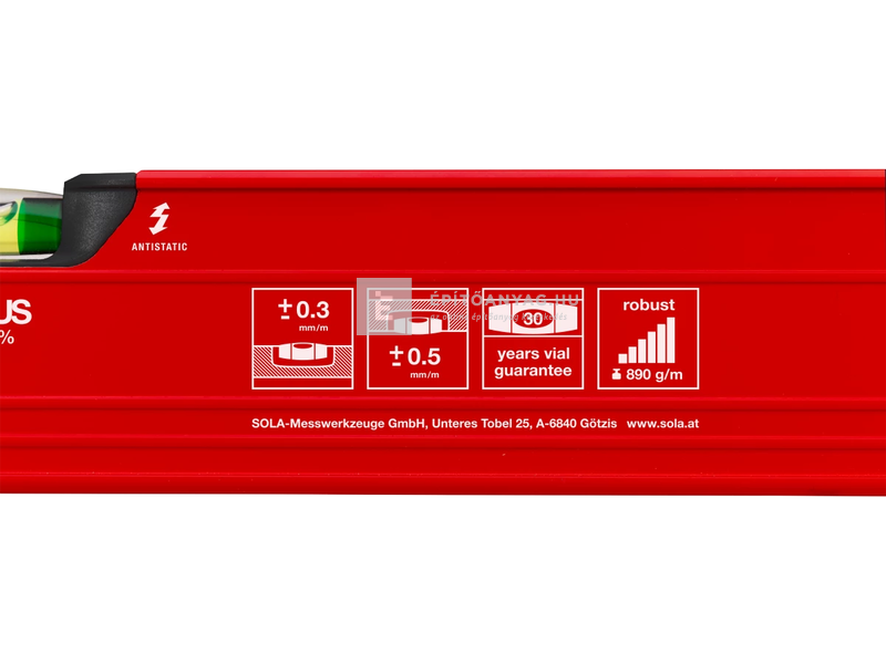 SOLA alu-vízmérték big red 3 120