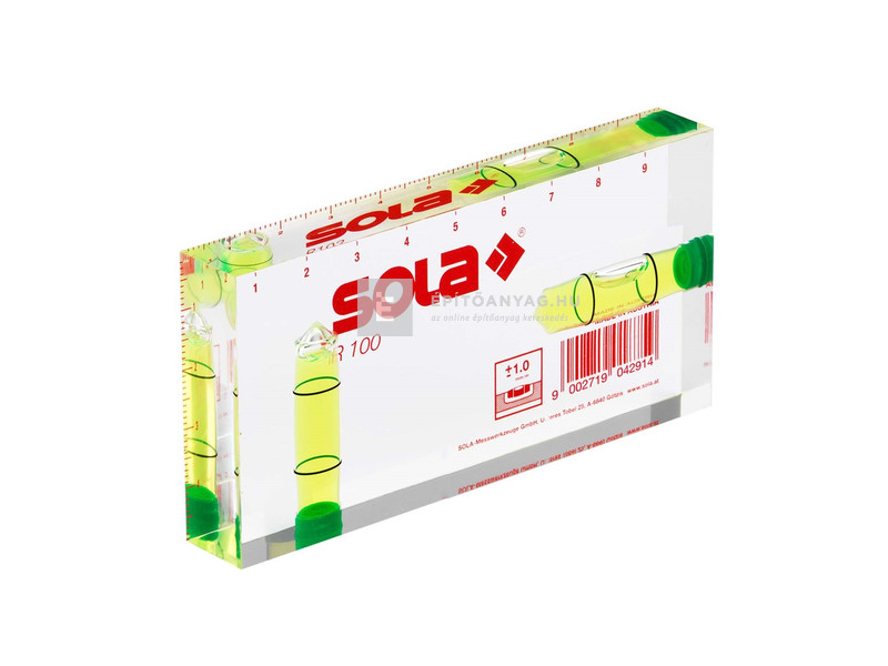 SOLA kicsi vízmérték r100 grün sb