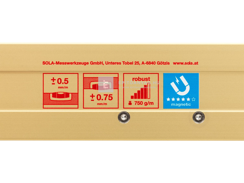 SOLA alu-mágneses vízmérték azm 100