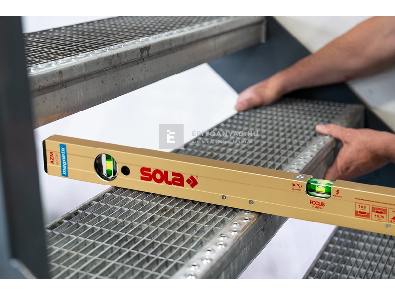 SOLA alu-mágneses vízmérték azm 100