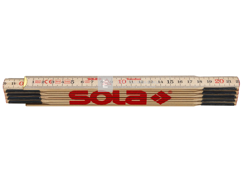 SOLA fa mérővessző 2 m h 2/10 (ve 10 stk.)
