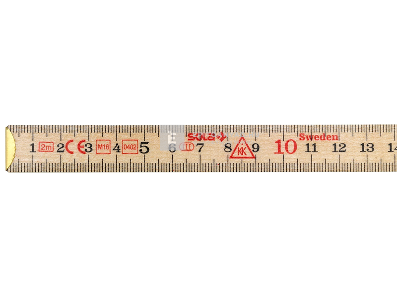 SOLA fa mérővessző 2 m h 2/10 (ve 10 stk.)