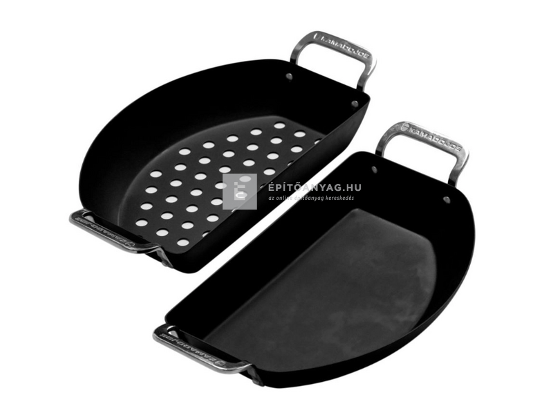 SpaTrend Kamado Joe szénacél félholdas serpenyő készlet