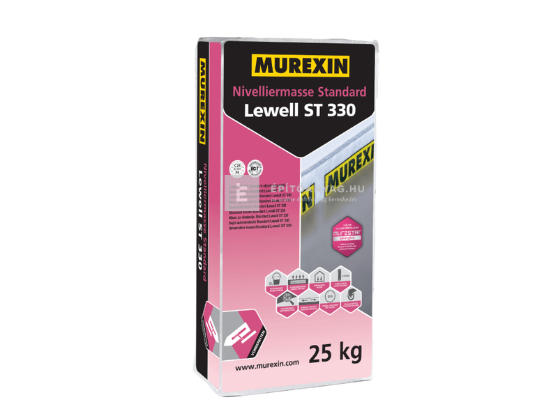 Murexin Lewell ST 330 Standard aljzatkiegyenlítő 3-30 mm, 25 kg