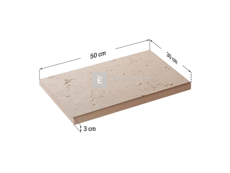 Star Stone Róma Clasic fedlap 50x35x3 cm smoke