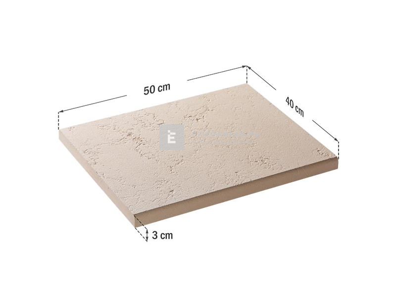 Star Stone Róma Clasic fedlap 50x40x3 cm smoke