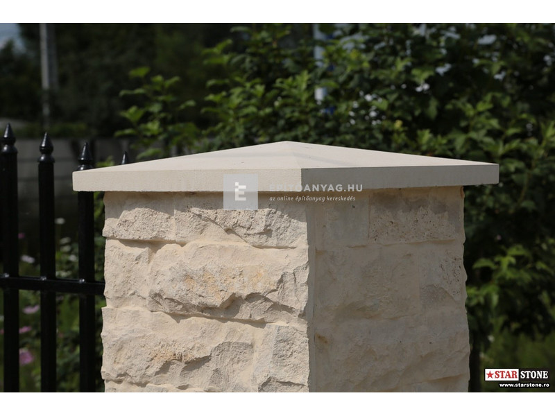 Star Stone Róma oszlop fedkő 45x45x6 cm smoke