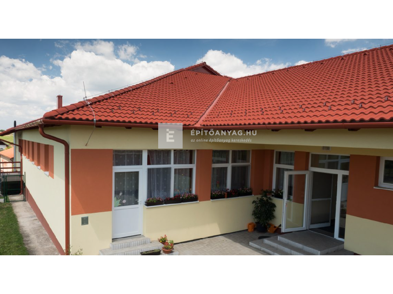 Terrán Synus alapcserép ColorSystem meggypiros