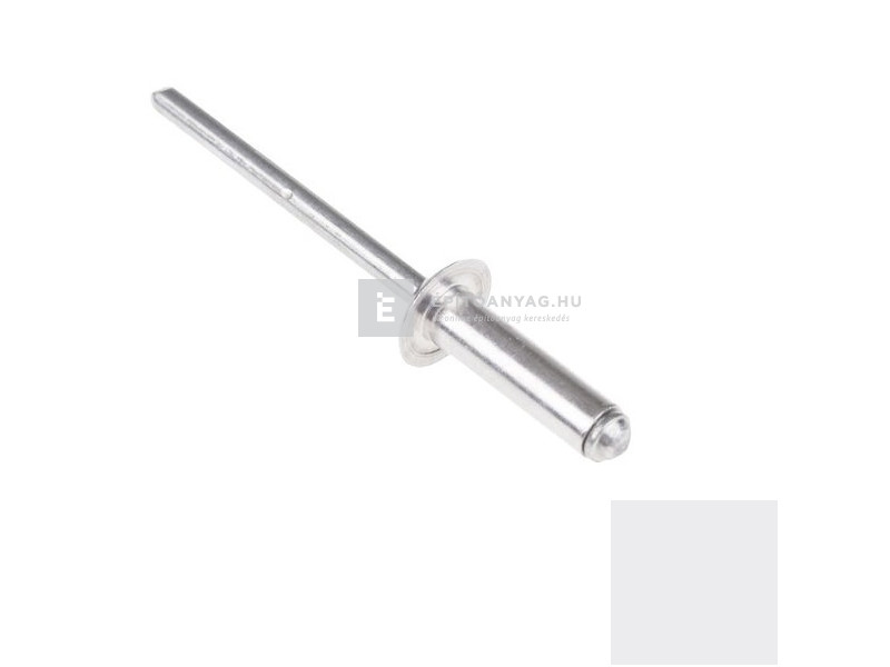 Galeco alumínium szegecs, 3,2x0,8 mm, fehér