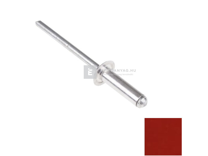 Galeco alumínium szegecs 3,2x0,8 mm RAL3009 sötétpiros