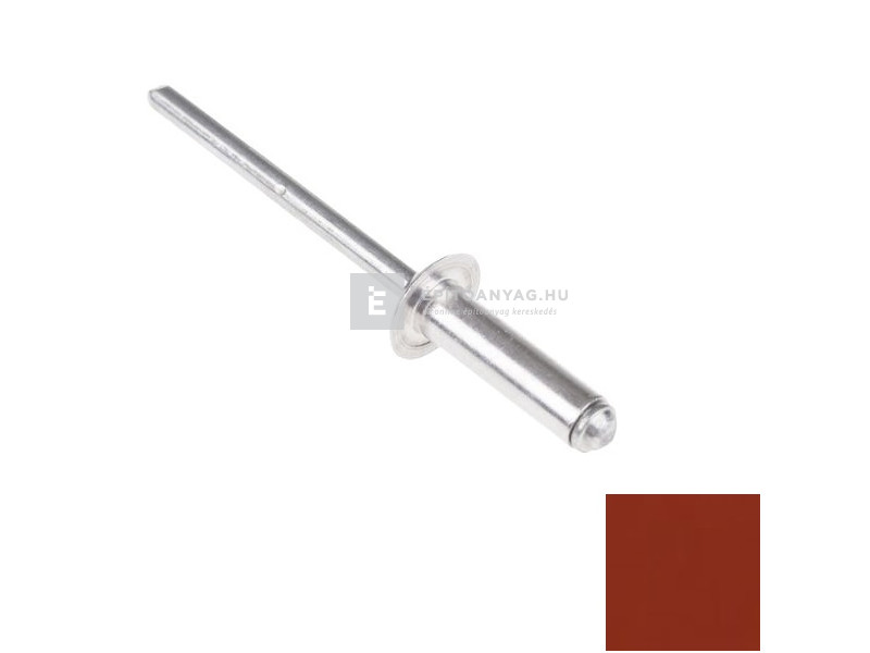 Galeco alumínium szegecs 3,2x0,8 mm RAL8004 téglavörös