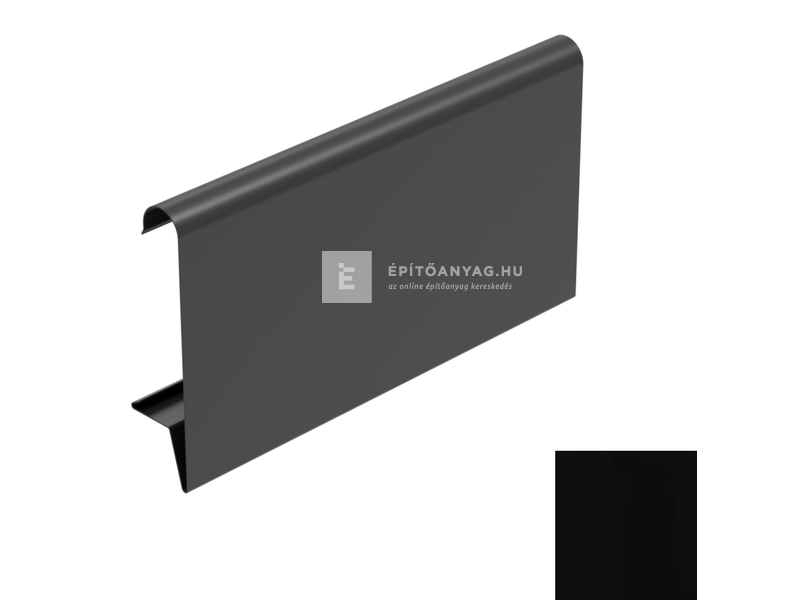 Galeco STAL2 150 fekete takarólemez, pattintós, 2 m