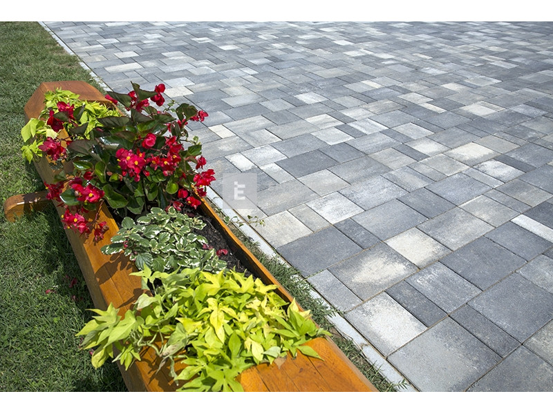 Leier Taverna Kombi térkő füstantracit melírozott 6 cm