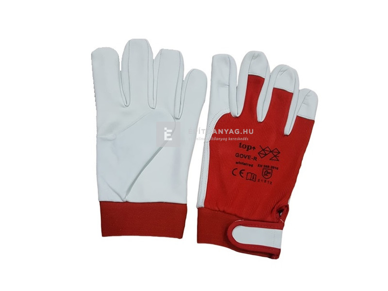 Top Gove kecskebőr védőkesztyű pamut kézháttal 11-es