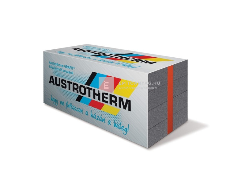 Austrotherm Grafit 80 Homlokzati hőszigetelő lemez 10 cm, 2,5 m2/csomag