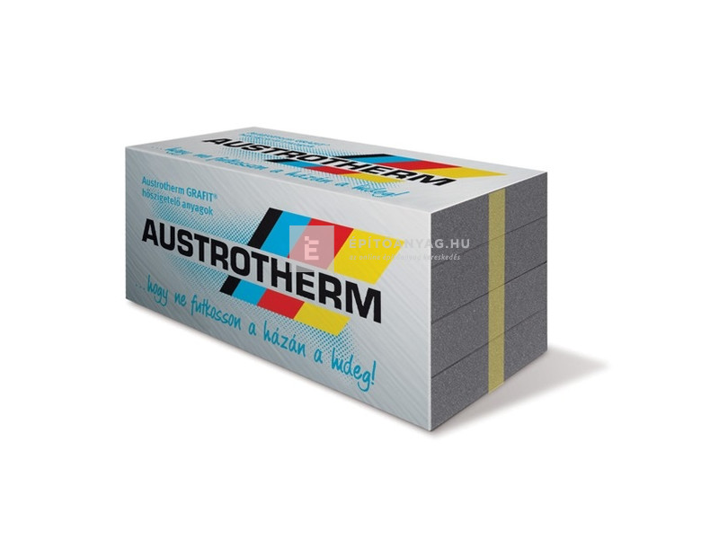 Austrotherm Grafit 100 Terhelhető hőszigetelő lemez 10 cm, 2,5 m2/csomag