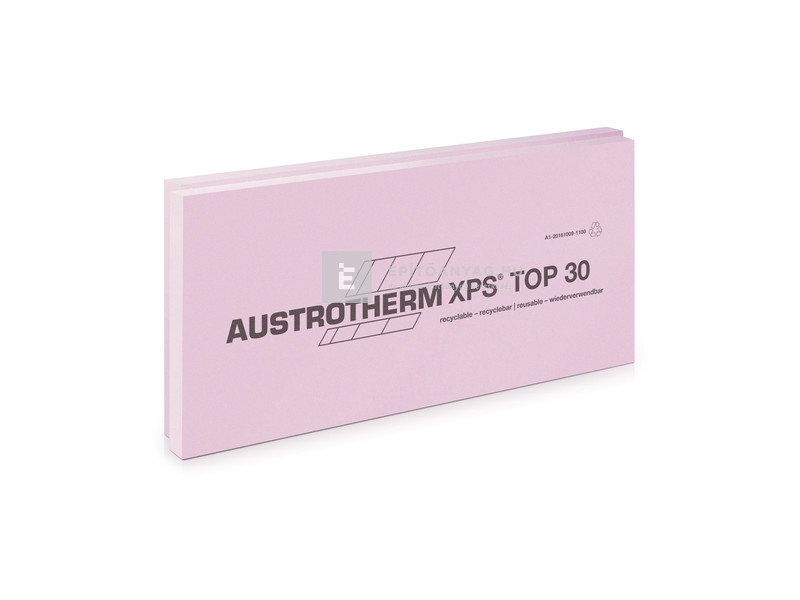 Austrotherm XPS TOP 30 SF Hőszigetelő lemez, lépcsős él 3 cm, 10,5 m2/csomag