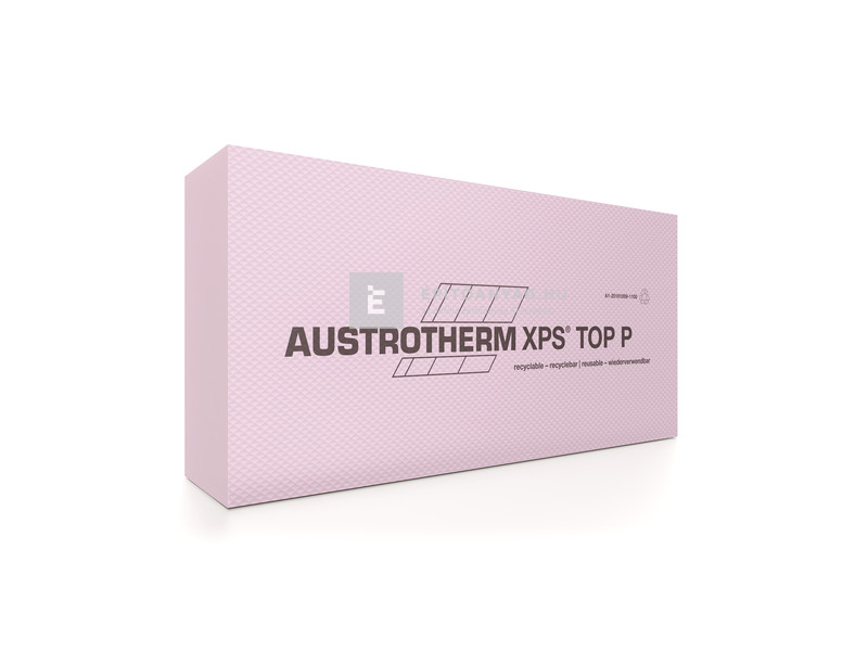 Austrotherm XPS TOP P GK Hőszigetelő lemez, egyenes él 3 cm, 10,5 m2/csomag