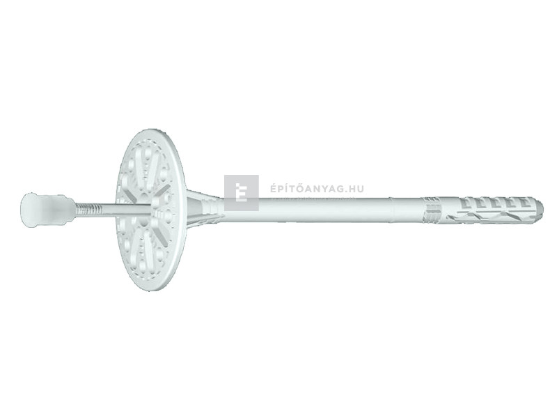 LMX dűbel fém beütőszöggel fehér 20 cm