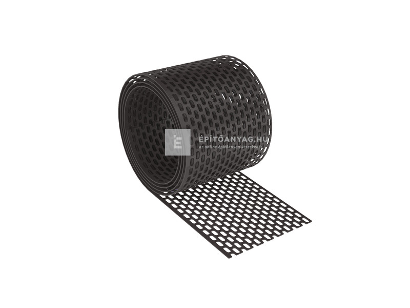 PVC szellőzőszalag antracit 10 cm x 5 m