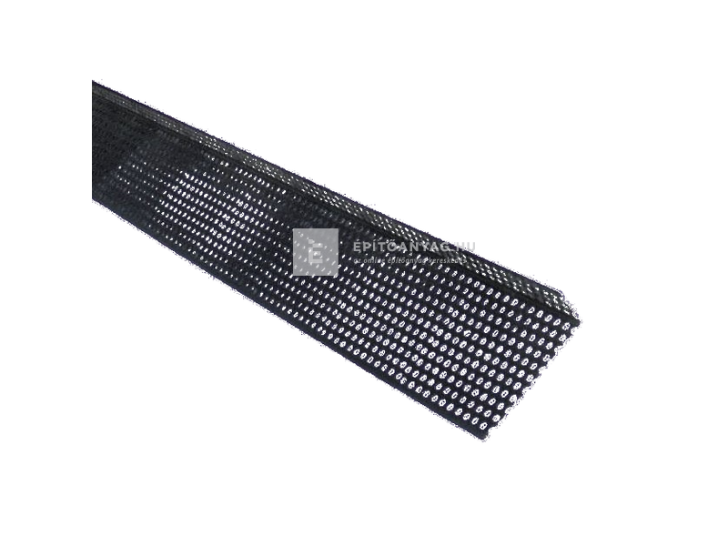 PVC szellőzőprofil antracit 30x90 mm x 2,5 m
