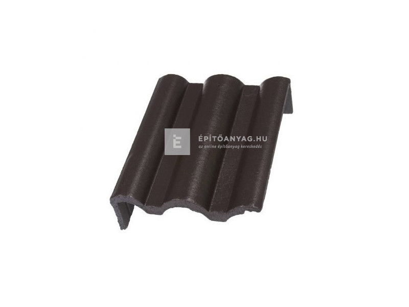 Terrán Danubia félnyeregtető szegélycserép bal Resistor carbon