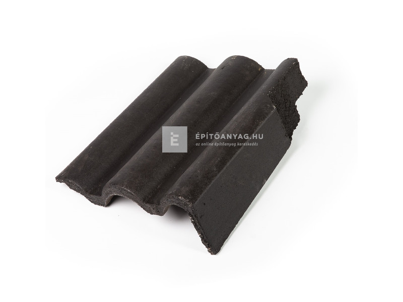 Terrán Standard szegélycserép jobb ColorSystem fekete