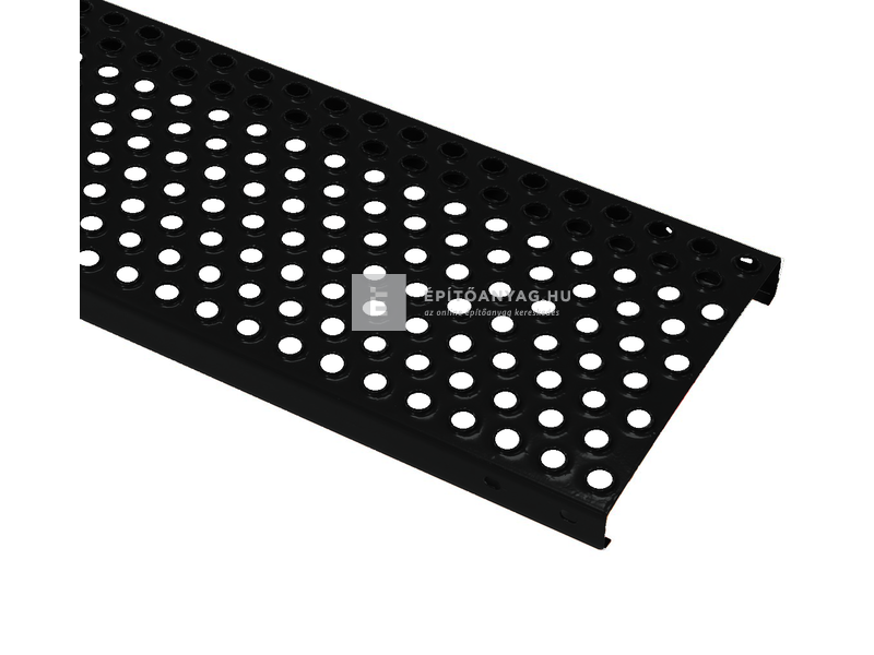 Terrán biztonsági járórács fekete 40 cm