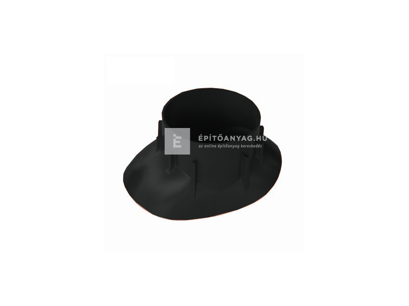 Terrán füstgázcső adapter 70/110 fekete