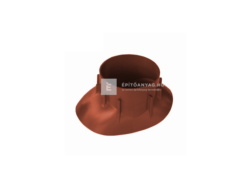 Terrán füstgázcső adapter 70/110 barna