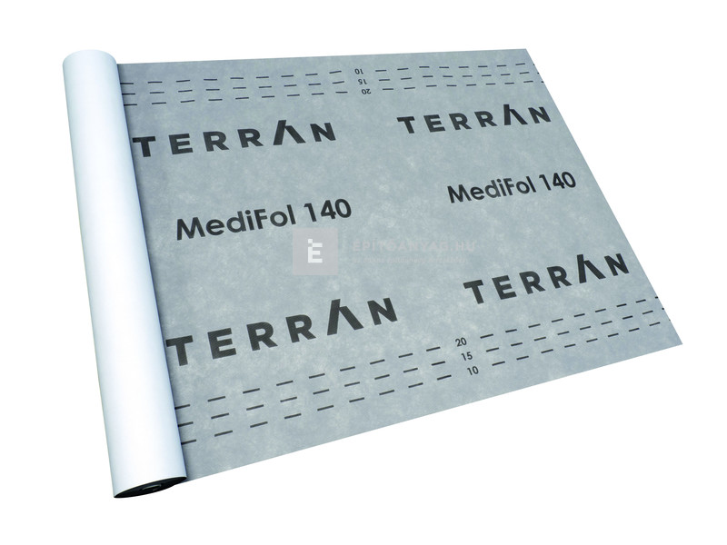 Terrán MediFol 140 páraáteresztő tetőfólia 140 g, 75 m2