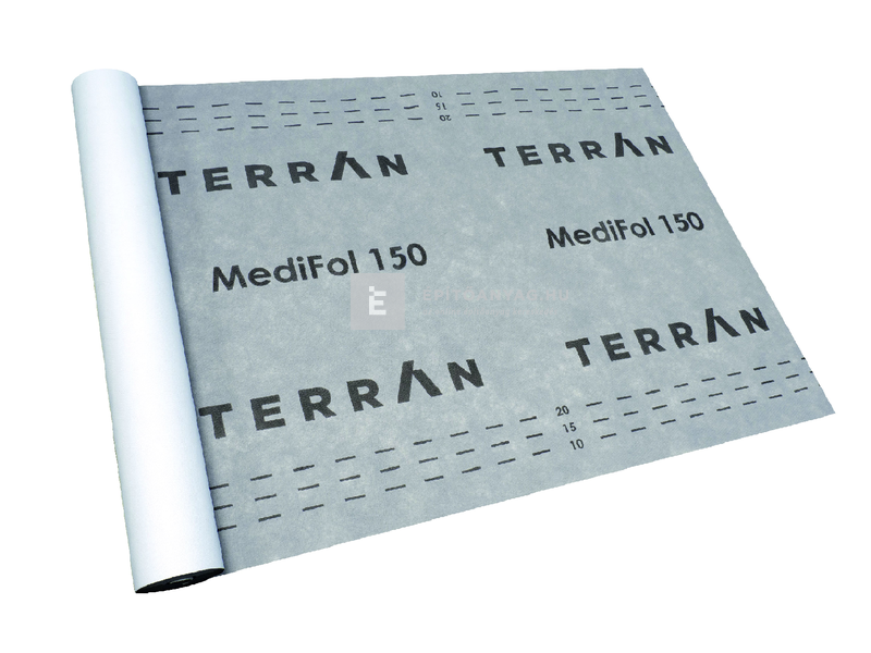Terrán MediFol 150 páraáteresztő tetőfólia 150 g, 75 m2