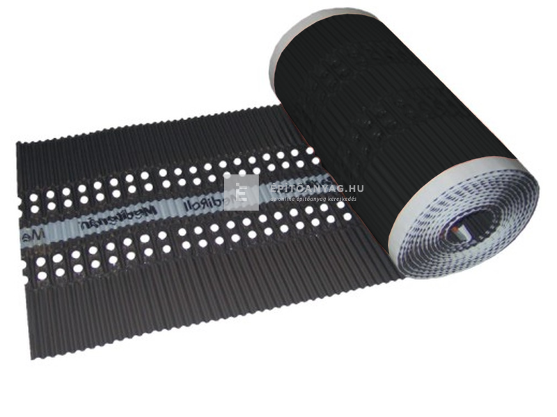 Terrán MediRoll Alu kúpalátét fekete 28x500 cm